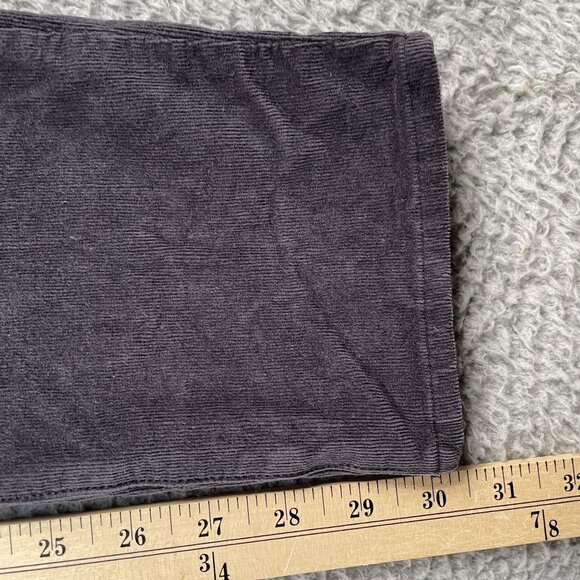 Anthropologie Pilcro Corduroy Pants Womens 34 Serif Fit Charcoal Grey - Picture 5 of 10